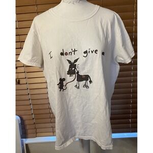 I Don't Give A Rat's‎ A** Graphic T-Shirt Funny Novelty Humor Tee